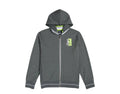 Psycho Bunny Dovedale Zip-Up Men Hoodie Heather Storm/Lime