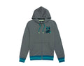 Psycho Bunny Howgate Camo Zip-Up Men Hoodie Magnet Grey