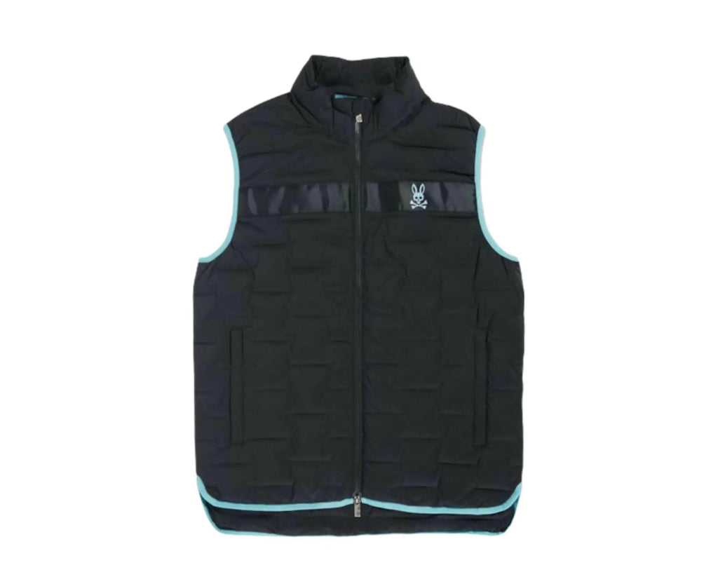 Psycho Bunny Helbeck Seamless Men Down Vest Black