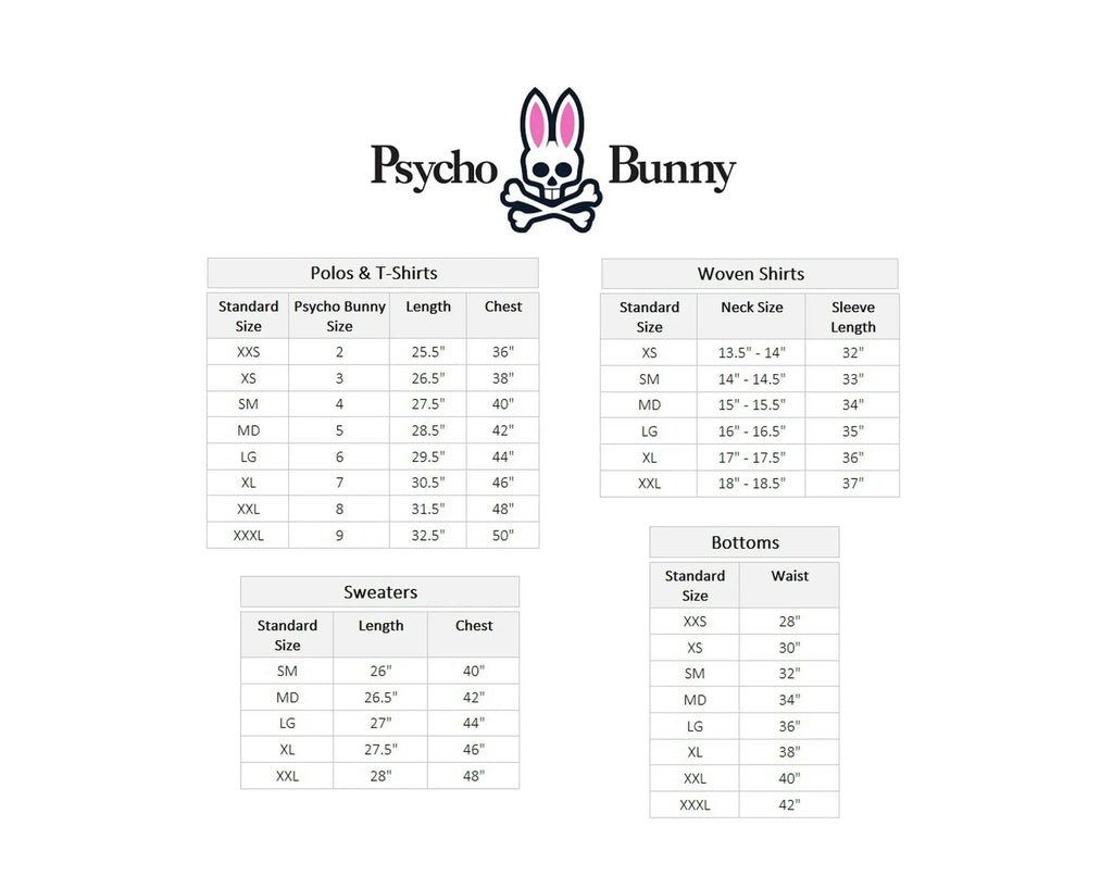 Psycho Bunny Classic Polo Men Shirt White
