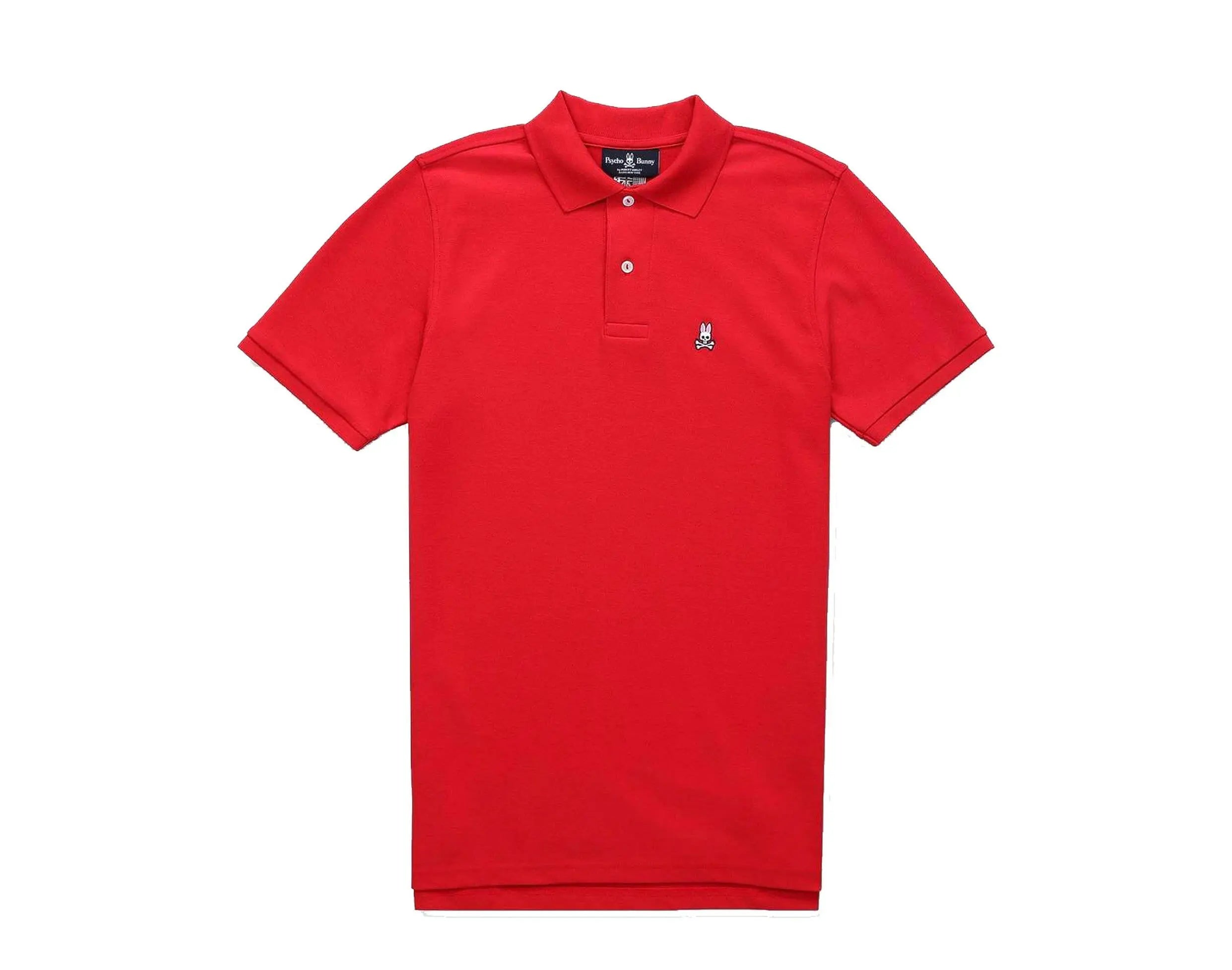 Psycho Bunny Classic Polo Men Shirt Brilliant Red