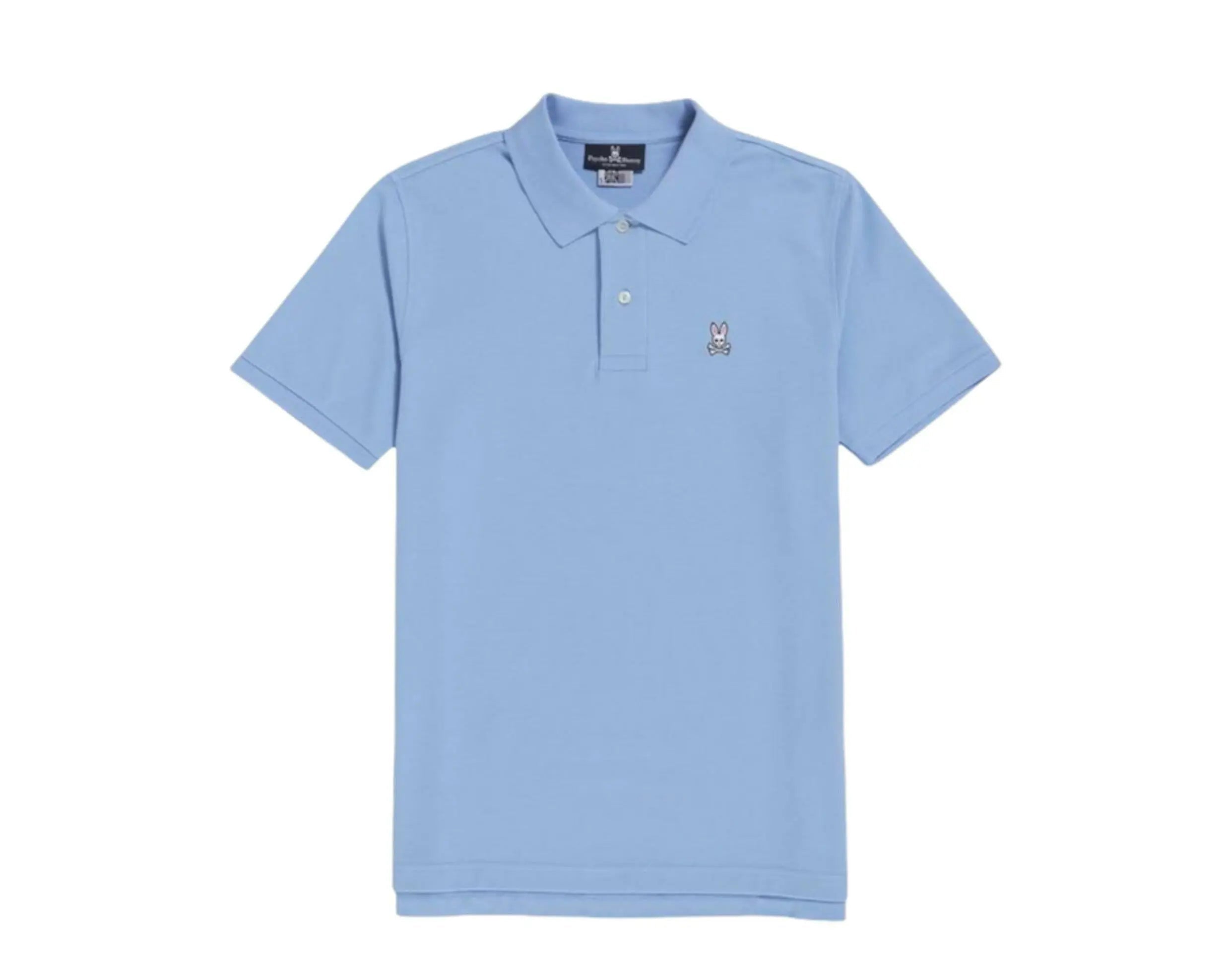 Psycho Bunny Classic Men Polo Shirt Glacial Blue