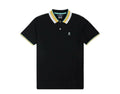 Psycho Bunny Oliver Neon Tipped Men Polo Shirt Black