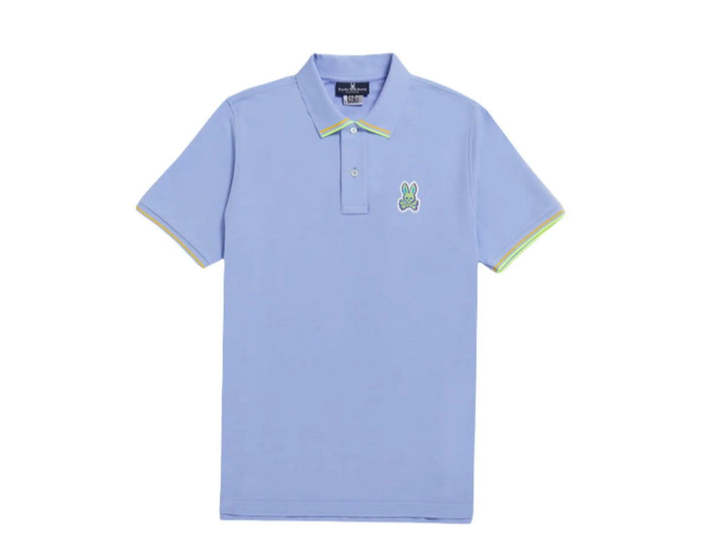 Psycho Bunny Noah Men Polo Shirt Deco Blue