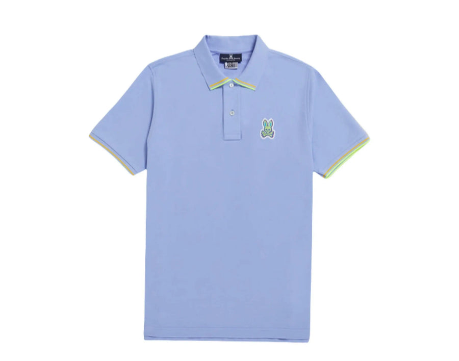 Psycho Bunny Noah Men Polo Shirt Deco Blue