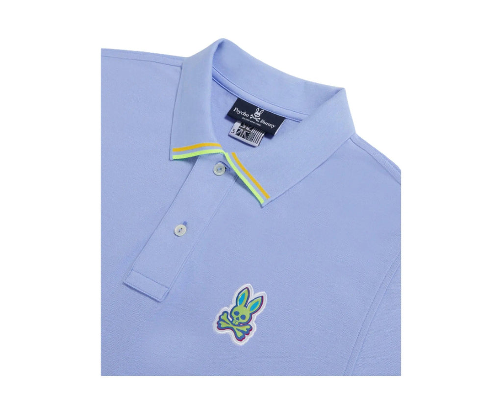 Psycho Bunny Noah Men Polo Shirt Deco Blue