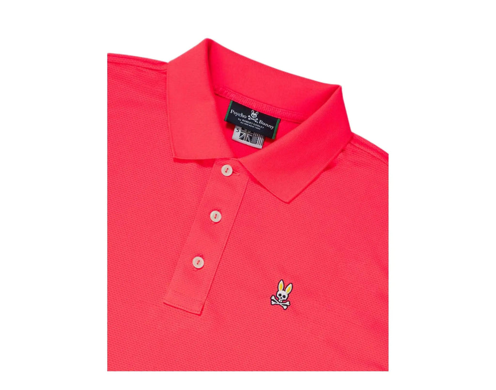 Psycho Bunny Belfry Sports Men Polo Shirt Diva Pink
