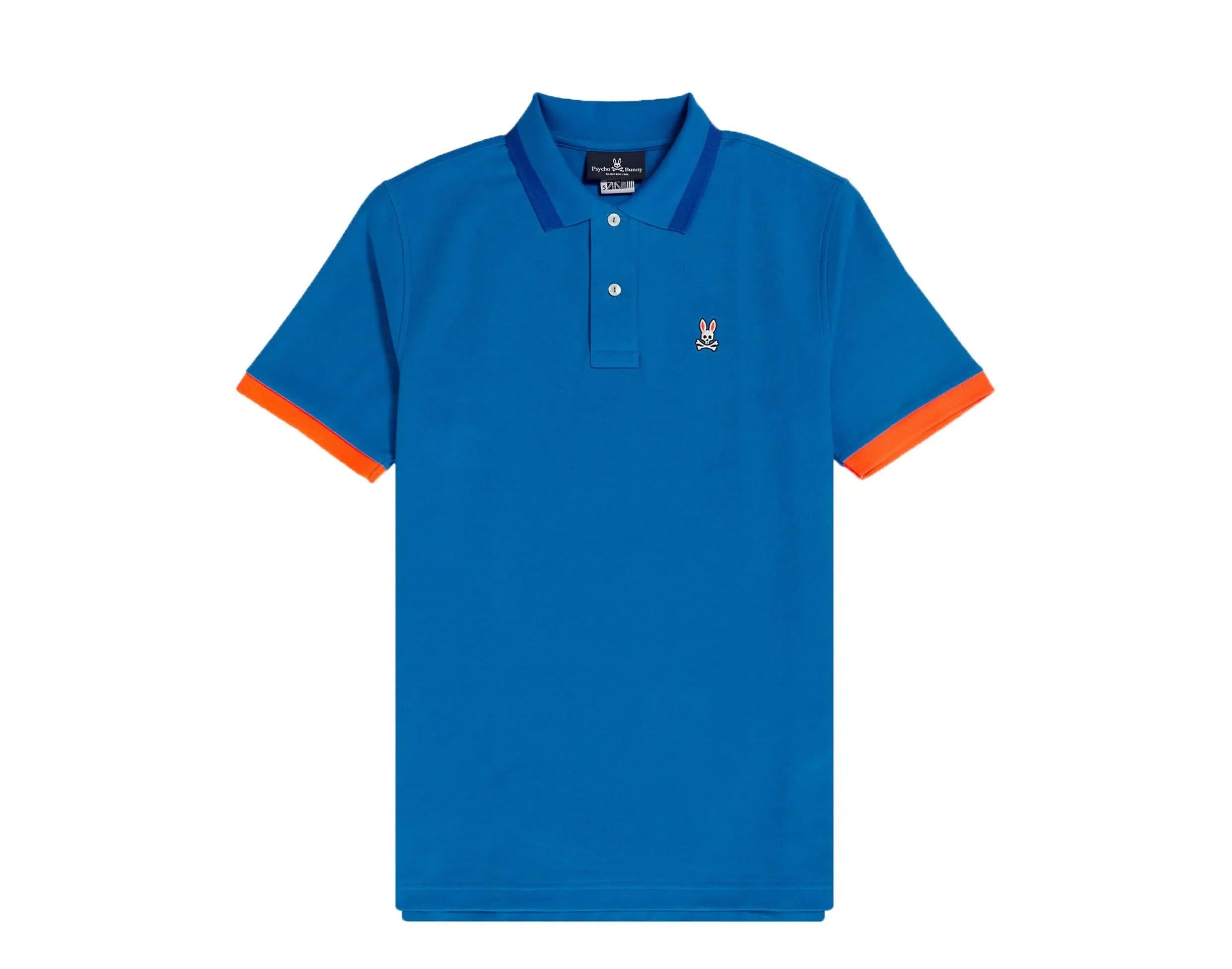 Psycho Bunny Hayfield Polo Men Shirt Electric Teal