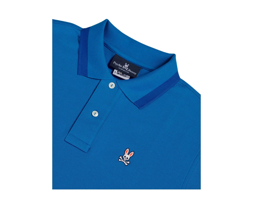 Psycho Bunny Hayfield Polo Men Shirt Electric Teal