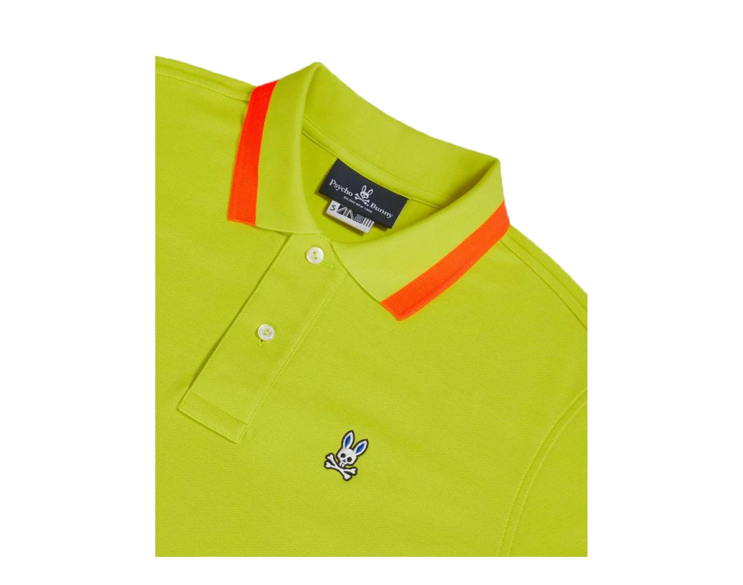 Psycho Bunny Hayfield Polo Men Shirt Limelight