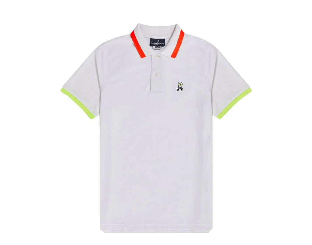Psycho Bunny Hayfield Polo Men Shirt White