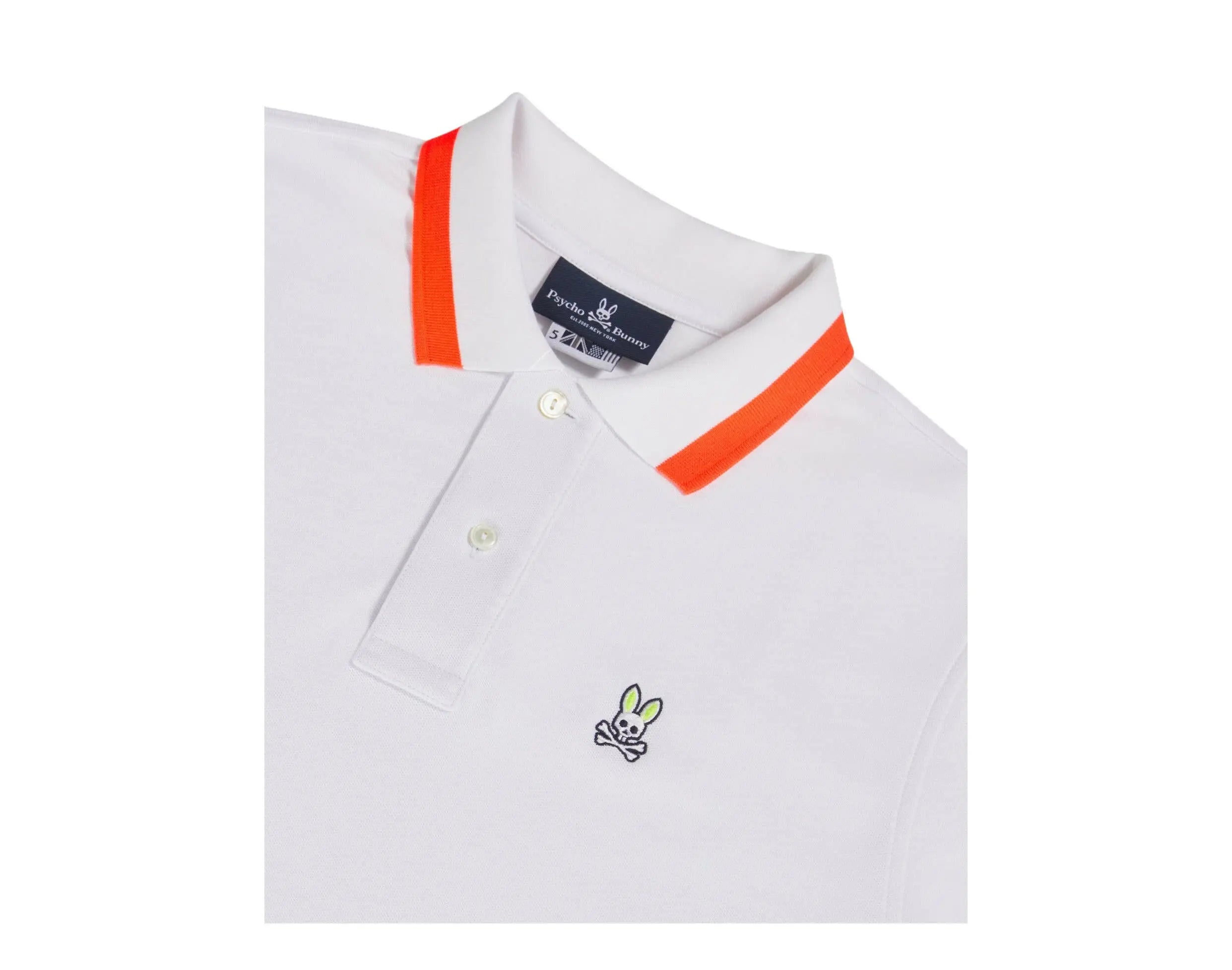 Psycho Bunny Hayfield Polo Men Shirt White
