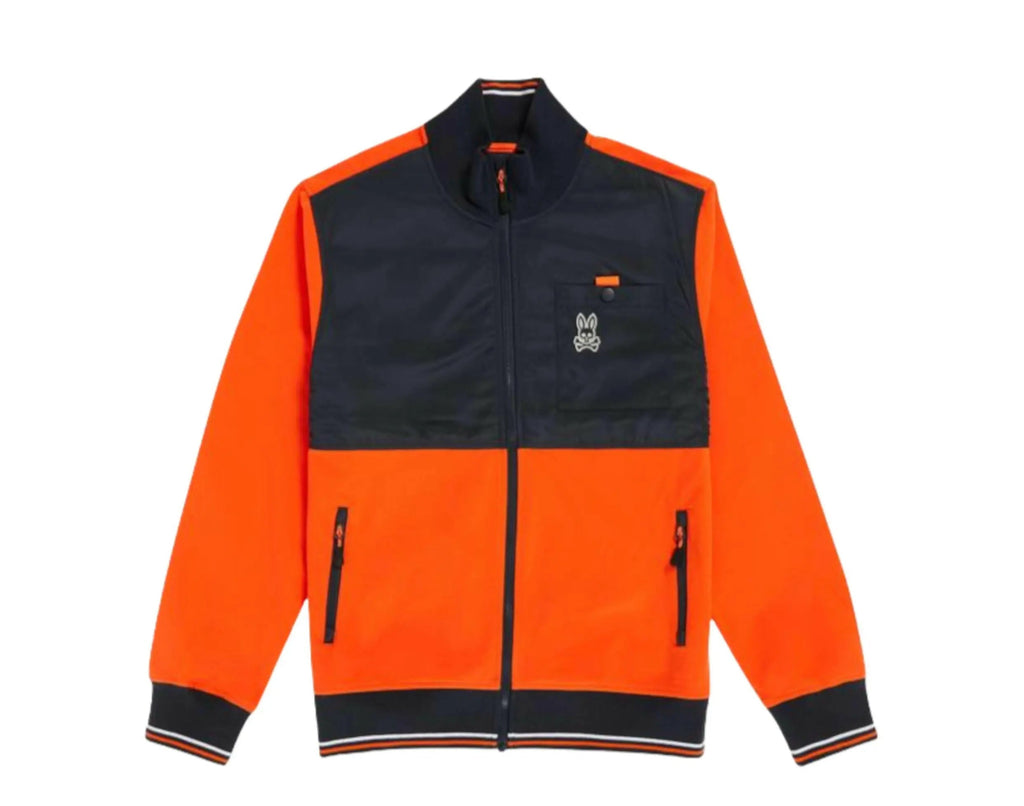 Psycho Bunny Newton Men Jacket Brilliant Orange