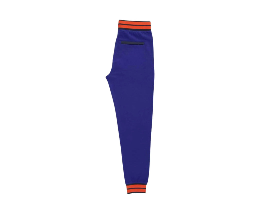Psycho Bunny Warwick Color‑Block Logo Men Jogger Pants Bold Blue