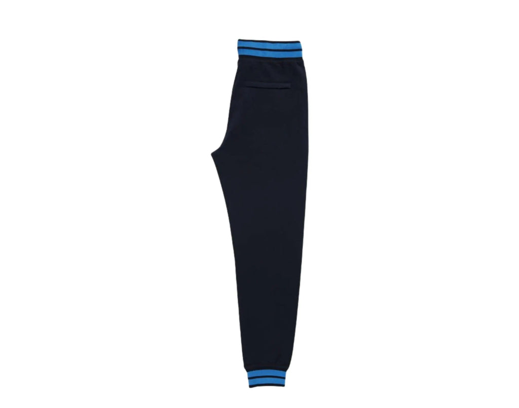 Psycho Bunny Warwick Color‑Block Logo Men Jogger Pants Navy