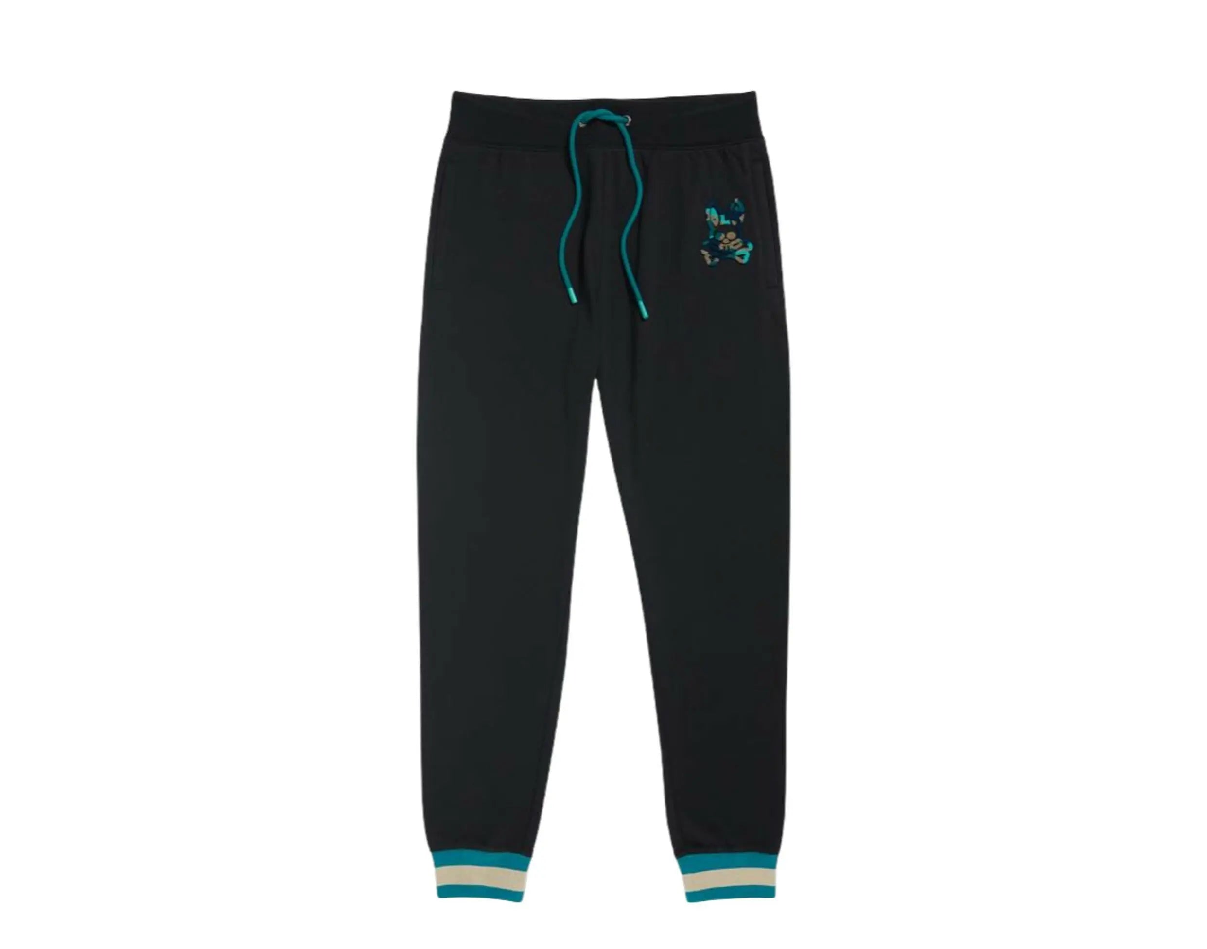 Psycho Bunny Howgate Camo Men Jogger Pants Black