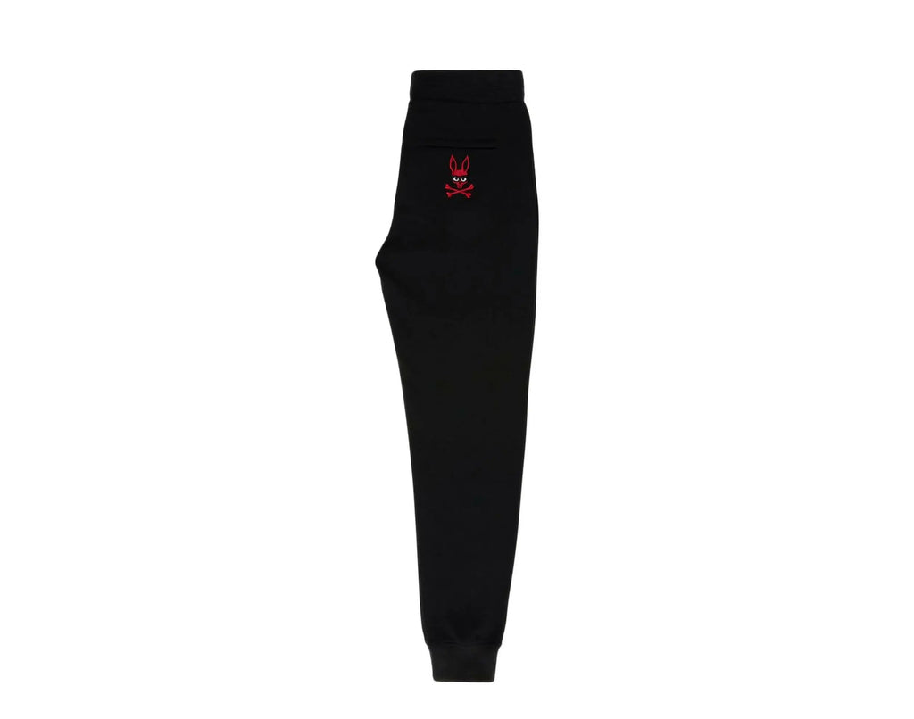 Psycho Bunny Kilburn Mischief Bunny Men Sweatpants Black