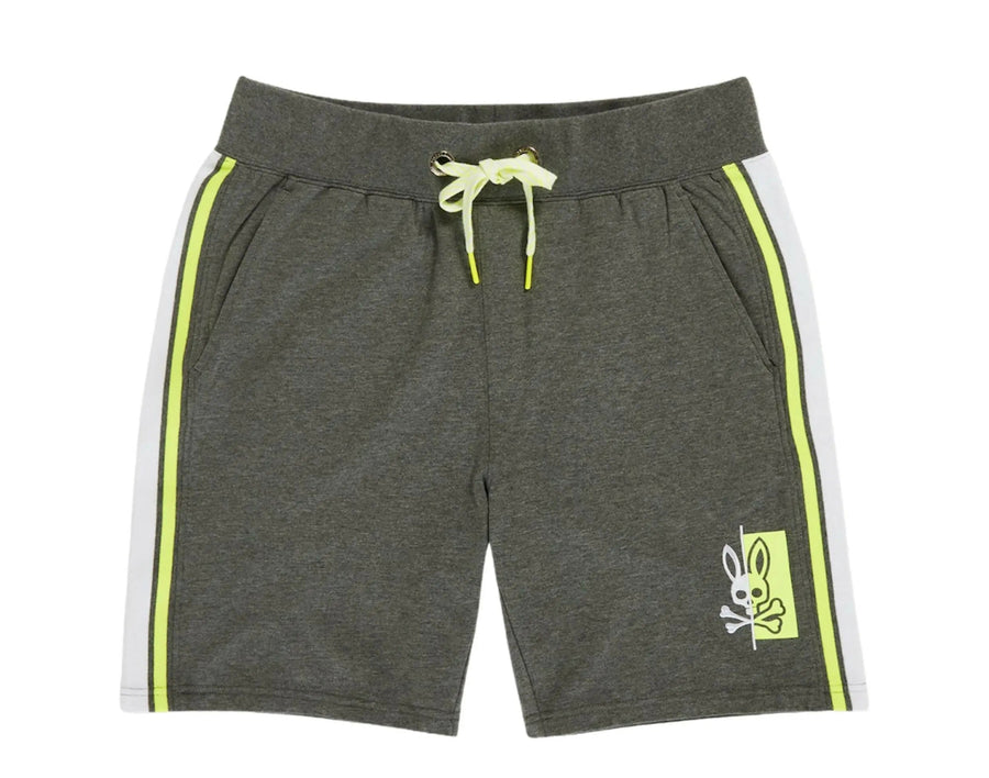Psycho Bunny Dovedale Men Shorts Heather Storm Grey/Lime
