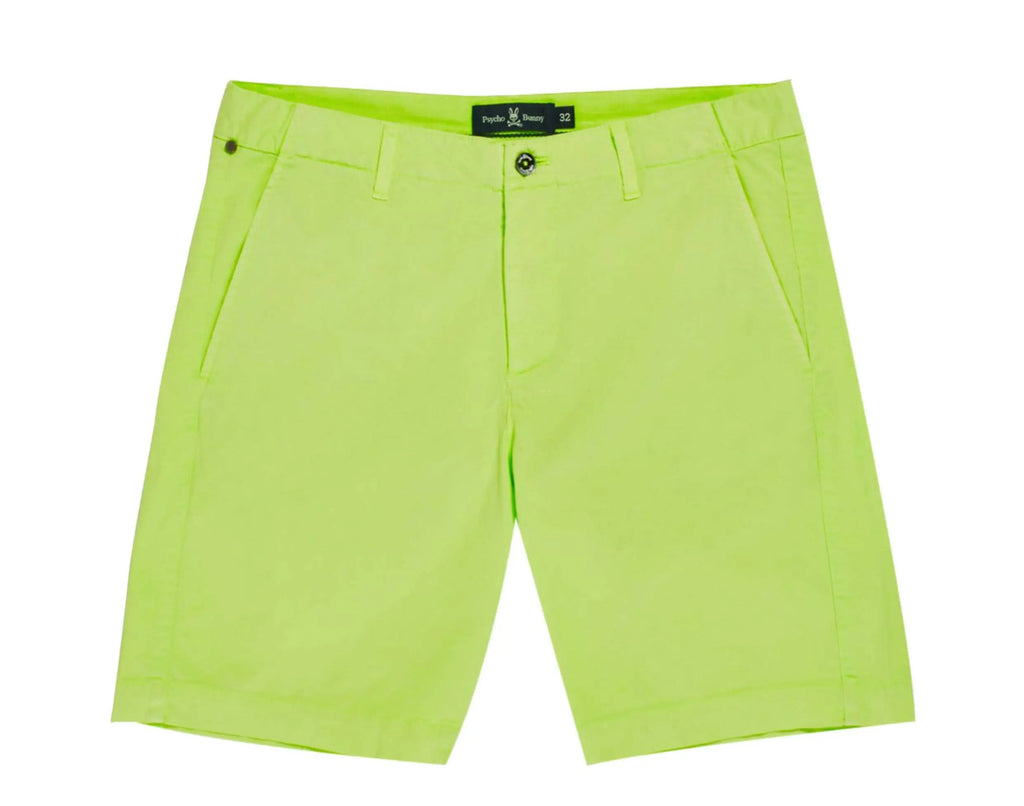 Psycho Bunny Diego Men Shorts Electric Lime