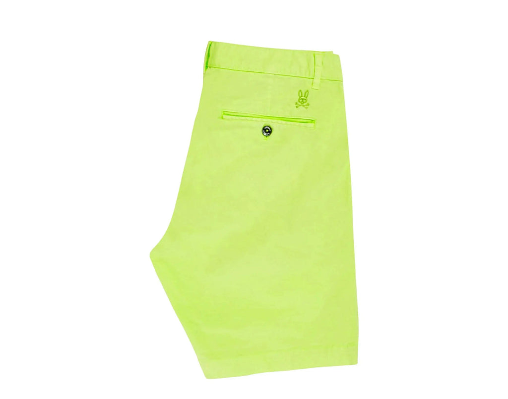 Psycho Bunny Diego Men Shorts Electric Lime
