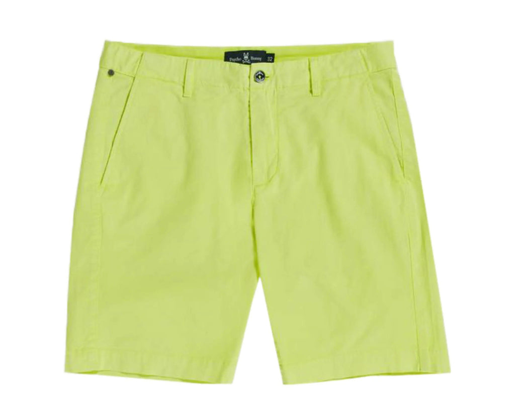 Psycho Bunny Diego Men Shorts Safety Yellow