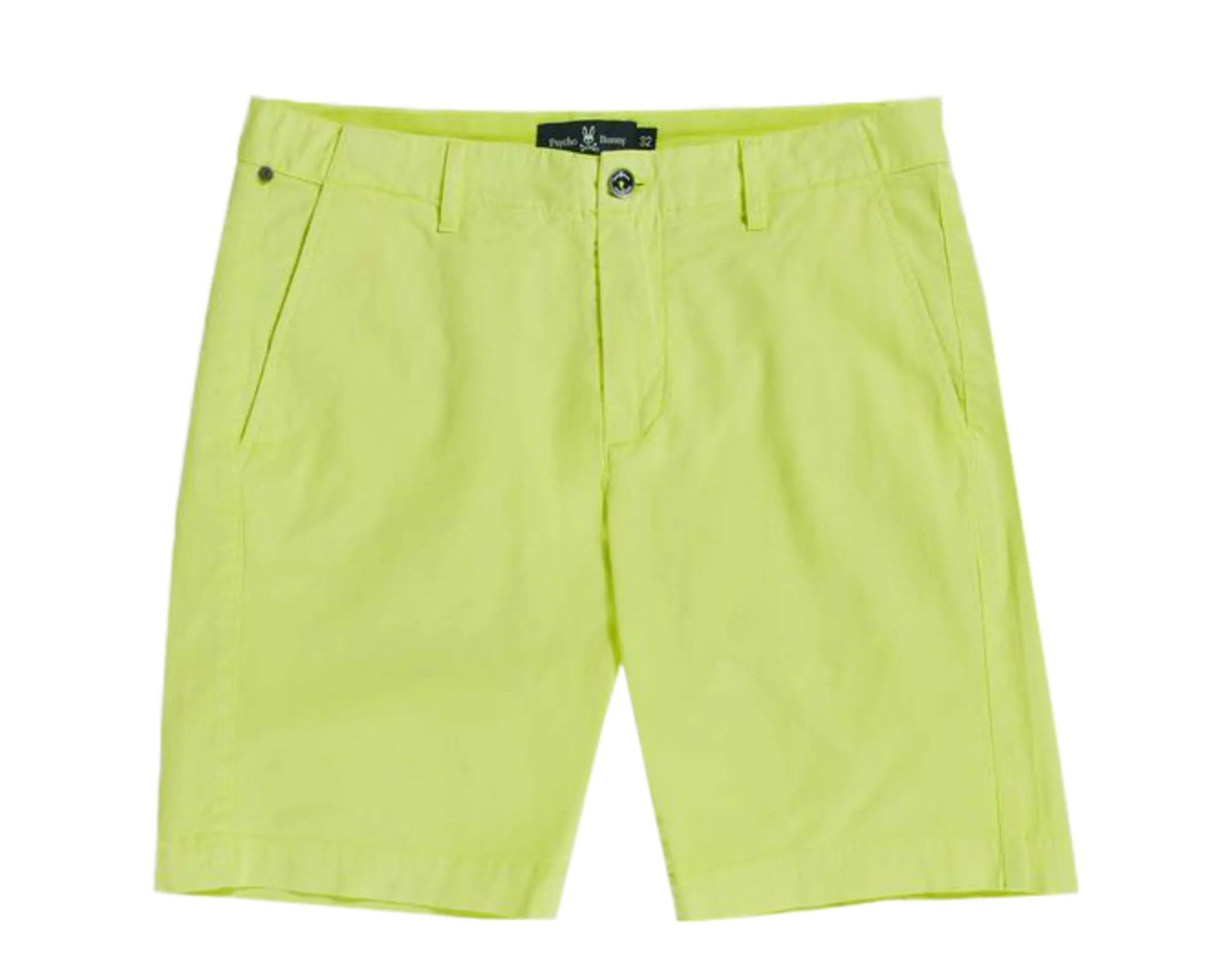Psycho Bunny Diego Men Shorts Safety Yellow
