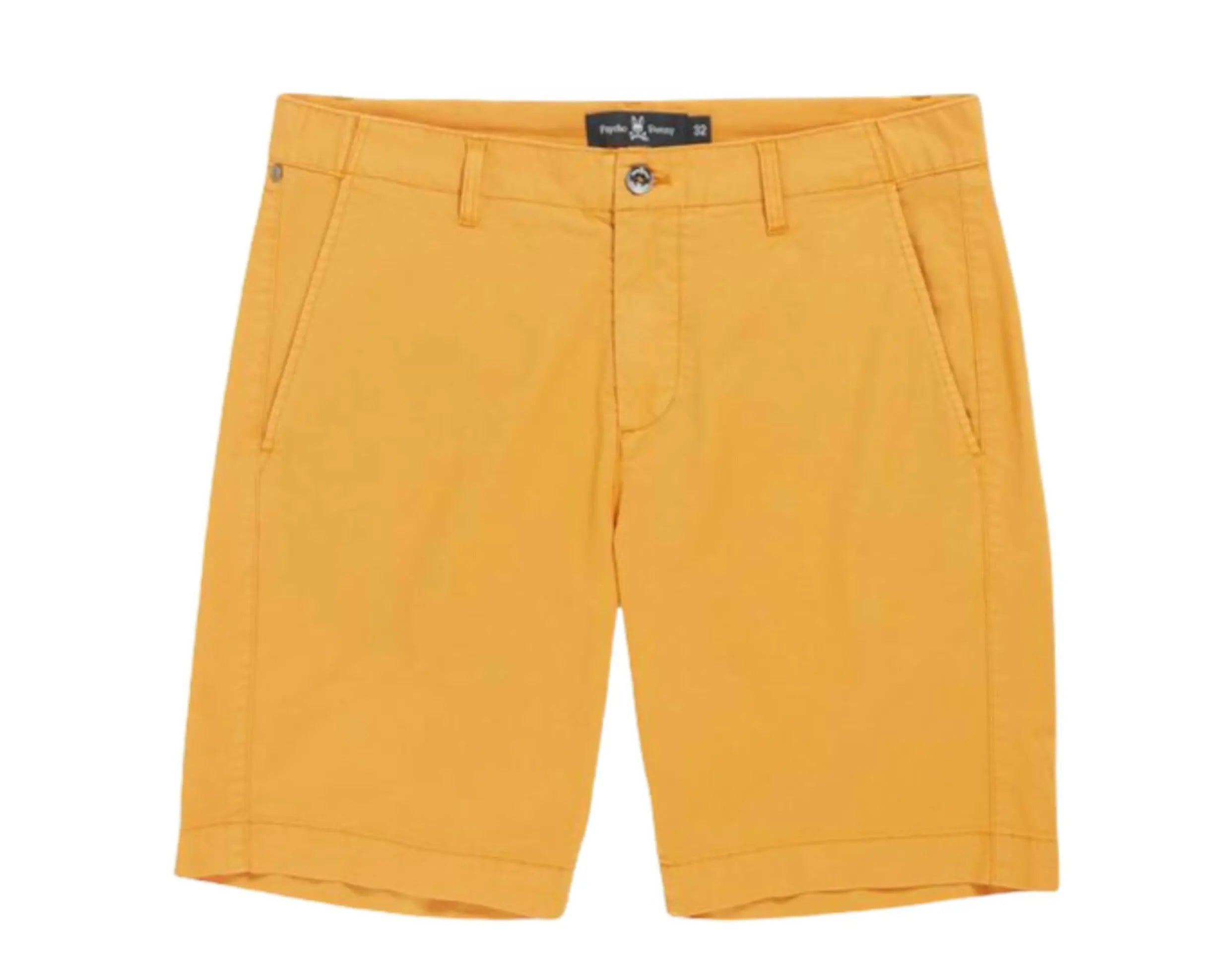 Psycho Bunny Diego Men Chino Shorts Oxford Gold