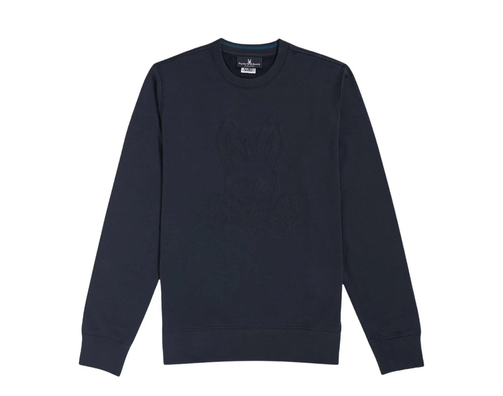 Psycho Bunny Siddick Logo Men Sweatshirt Navy