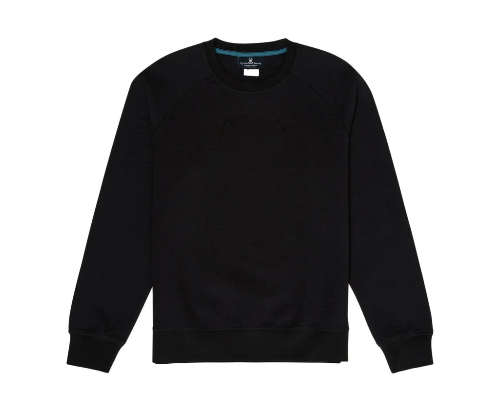 Psycho Bunny Folgate Embossed Logo Men Sweatshirt Black