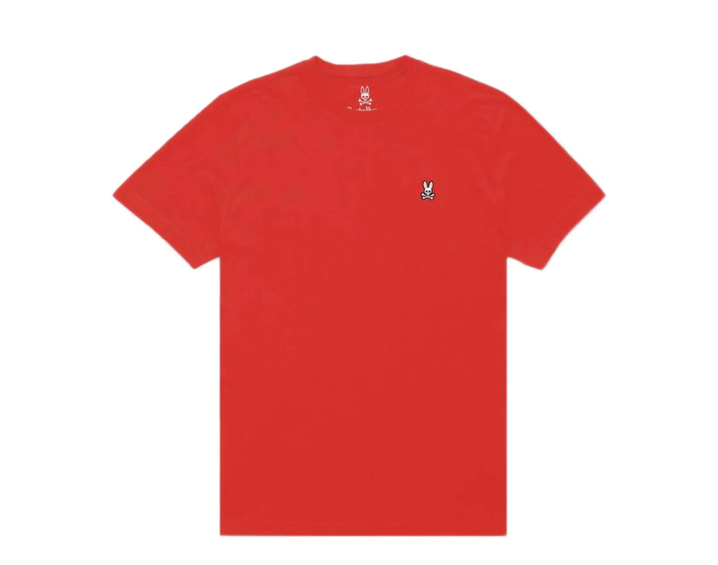 Psycho Bunny Classic Crew Neck Men T-Shirt Brilliant Red