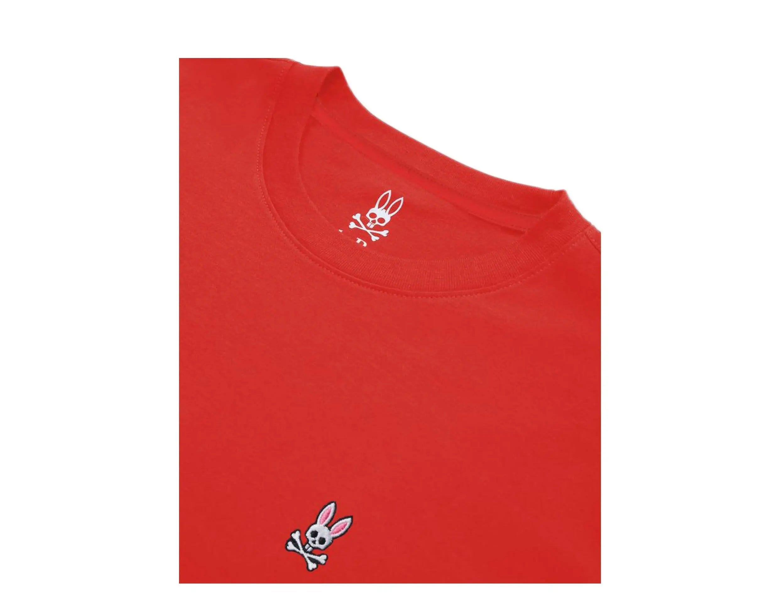 Psycho Bunny Classic Crew Neck Men T-Shirt Brilliant Red