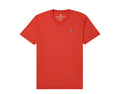 Psycho Bunny Classic V-Neck Men T-Shirt Ninja Red