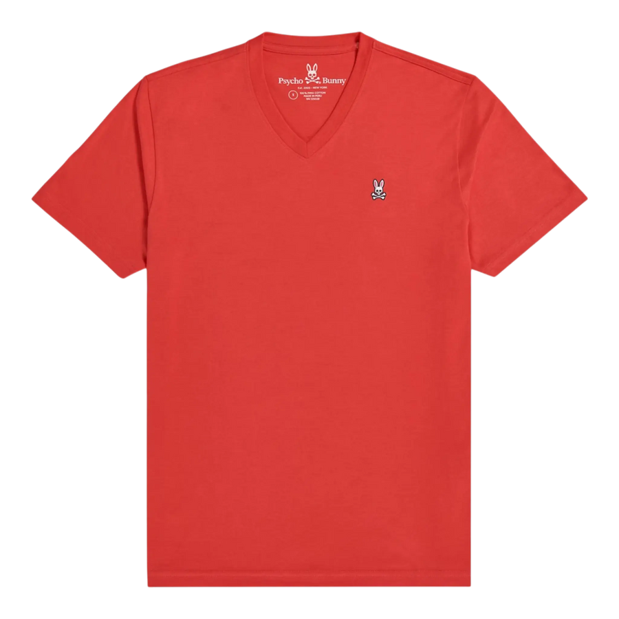 Psycho Bunny Classic V-Neck Men’s T-Shirt – Navy