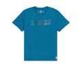 Psycho Bunny Barbon Graphic Men T‑Shirt Atlantic Blue