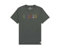Psycho Bunny Barbon Graphic Men T‑Shirt Heather Storm