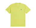 Psycho Bunny Norbury Tipped Crew Neck Men T‑Shirt Lemon Tonic