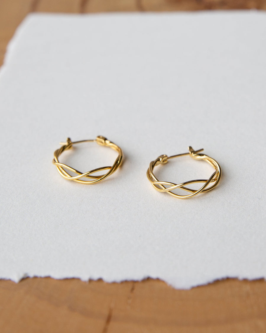 Braided Hoop Earrings