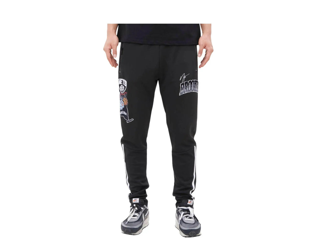 Pro Standard Brooklyn Nets Home Town Men Track Pants Black