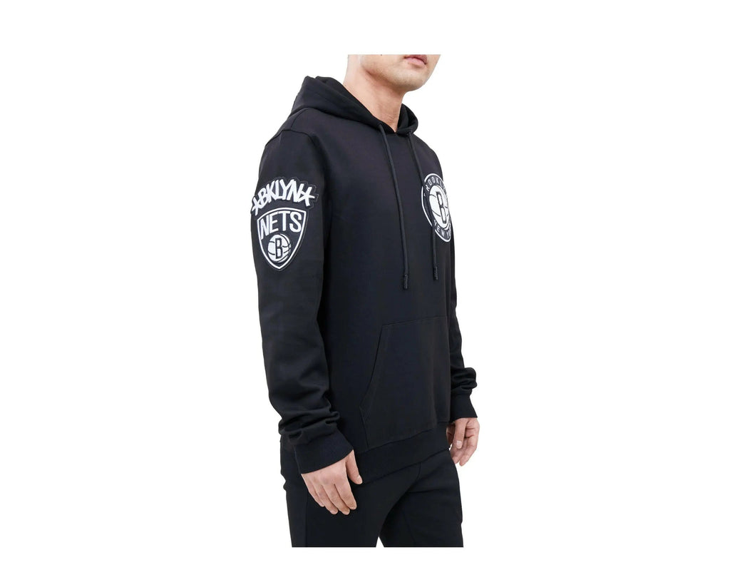 Pro Standard NBA Brooklyn Nets Logo Blended Men Hoodie Black