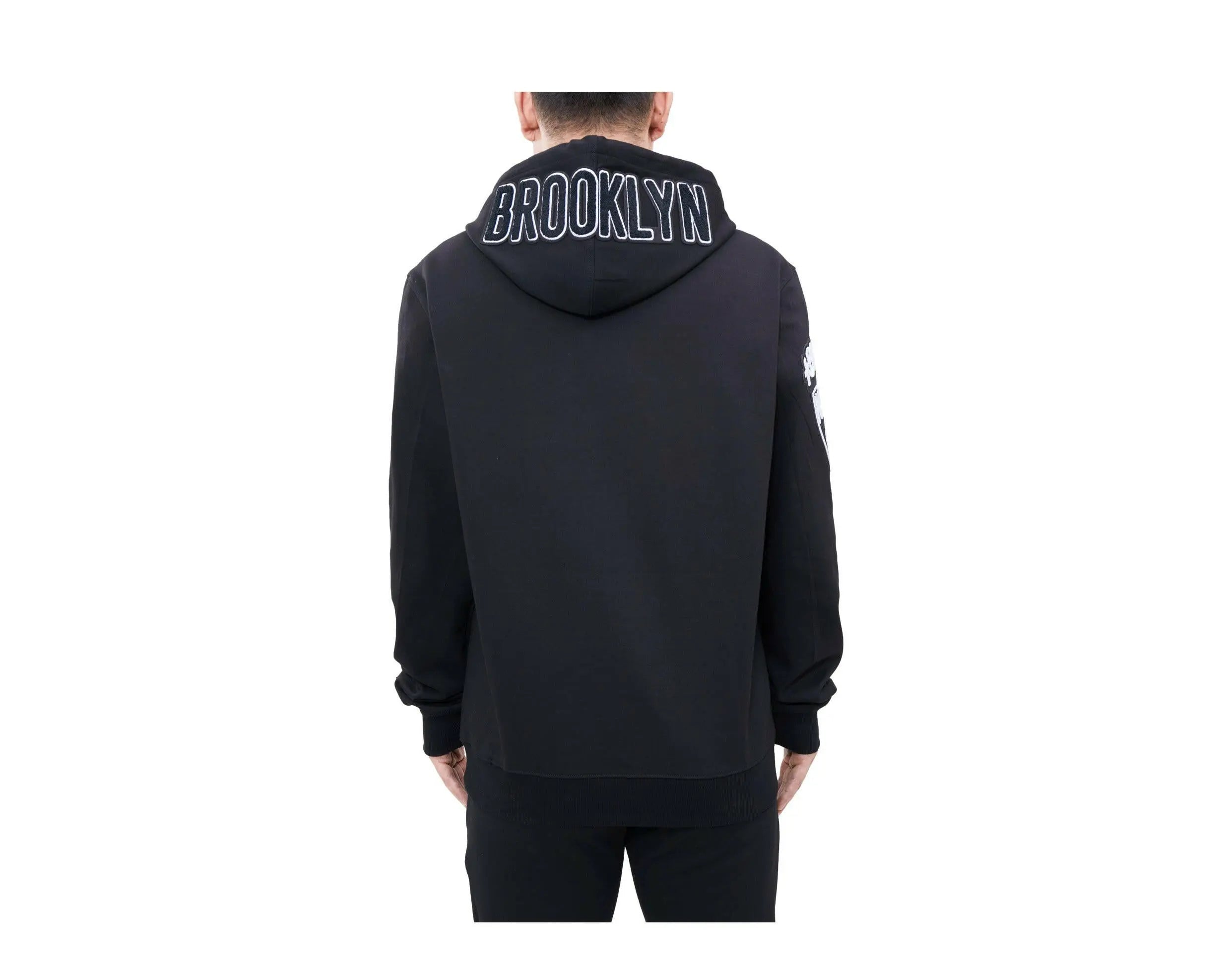 Pro Standard NBA Brooklyn Nets Logo Blended Men Hoodie Black