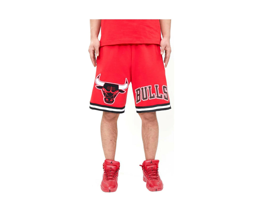 Pro Standard Chicago Bulls Classic Chenille Men Shorts Red
