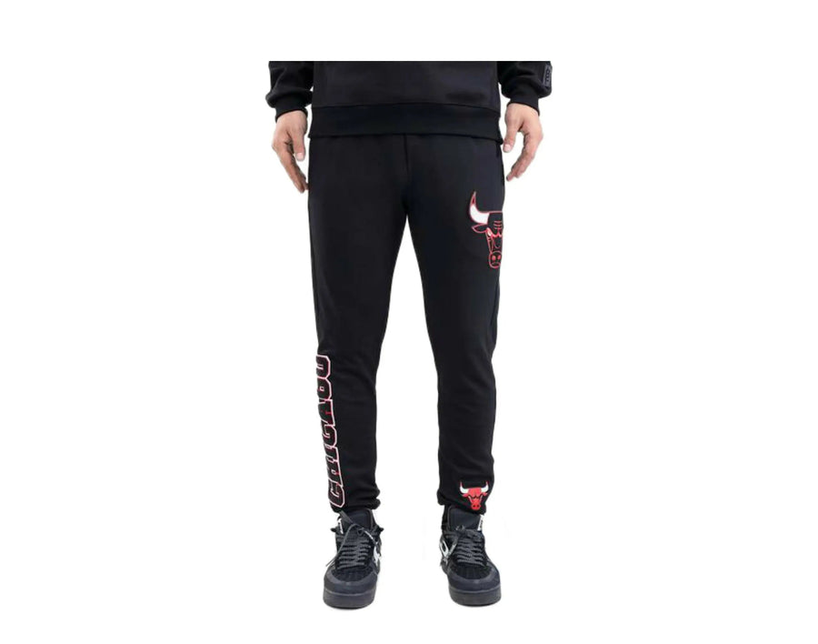 Pro Standard Chicago Bulls Logo Men Joggers Black/Red