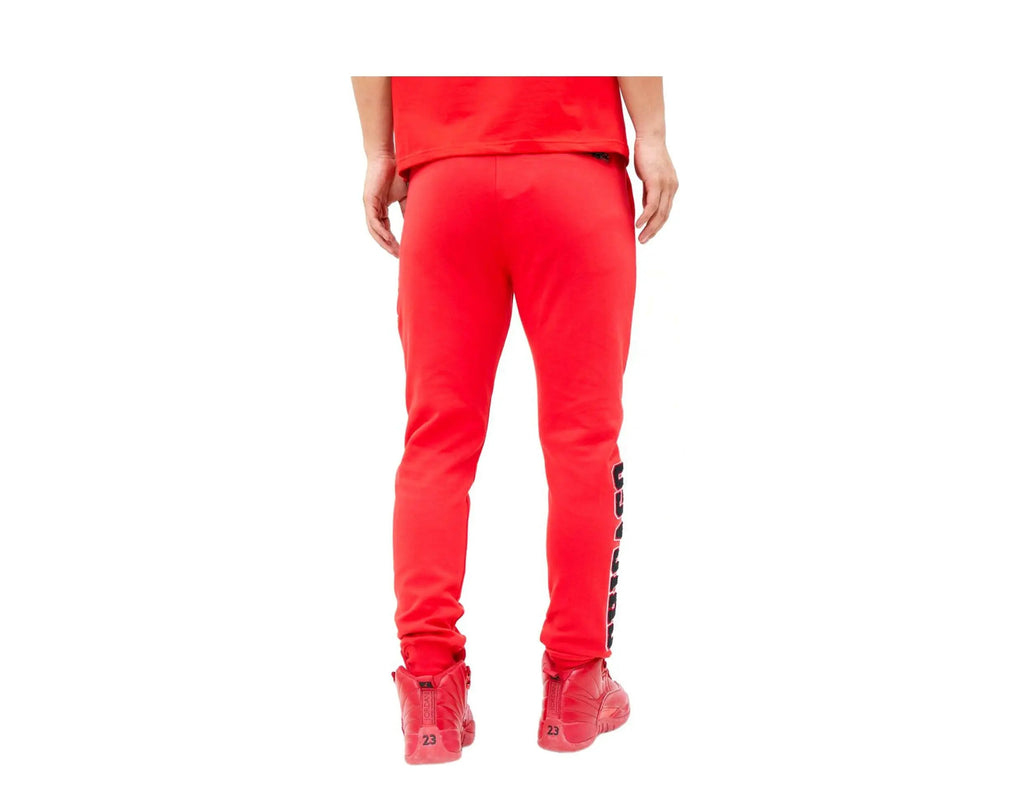 Pro Standard Chicago Bulls Classic Chenille Men Joggers Red