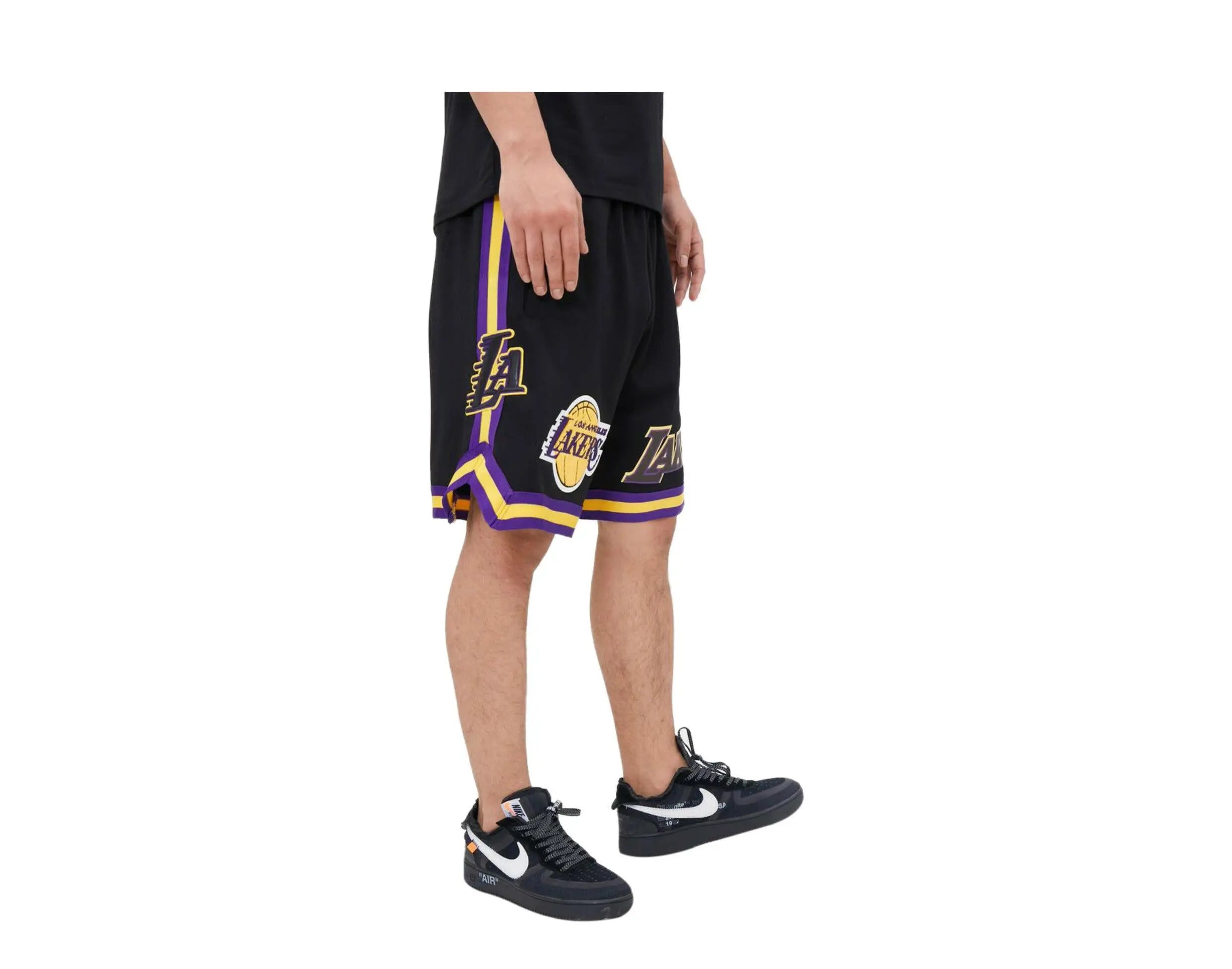Pro Standard Los Angeles Lakers Classic Chenille Men Shorts Black