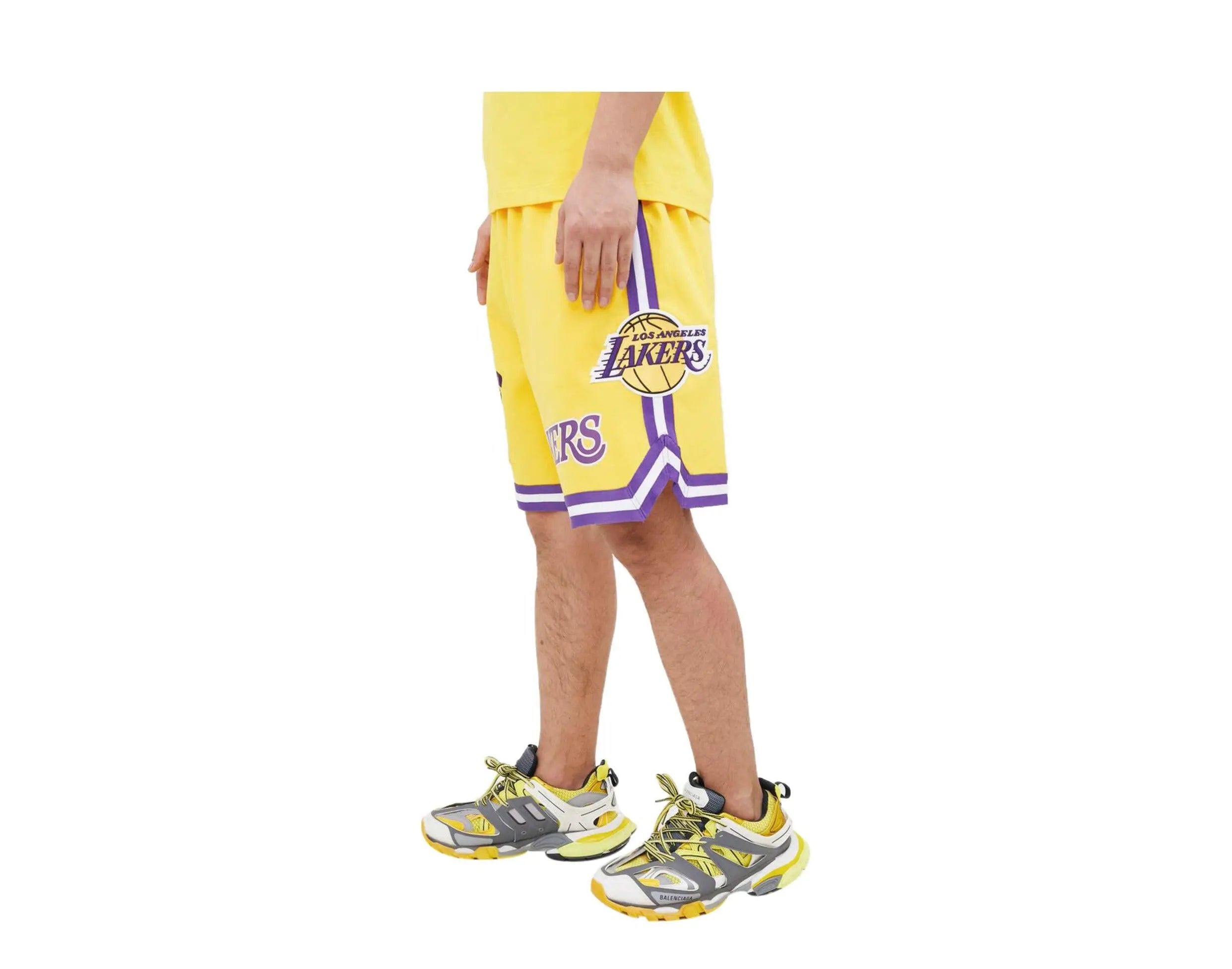 Pro Standard Los Angeles Lakers Lebron James Pro Team Men Shorts Yellow
