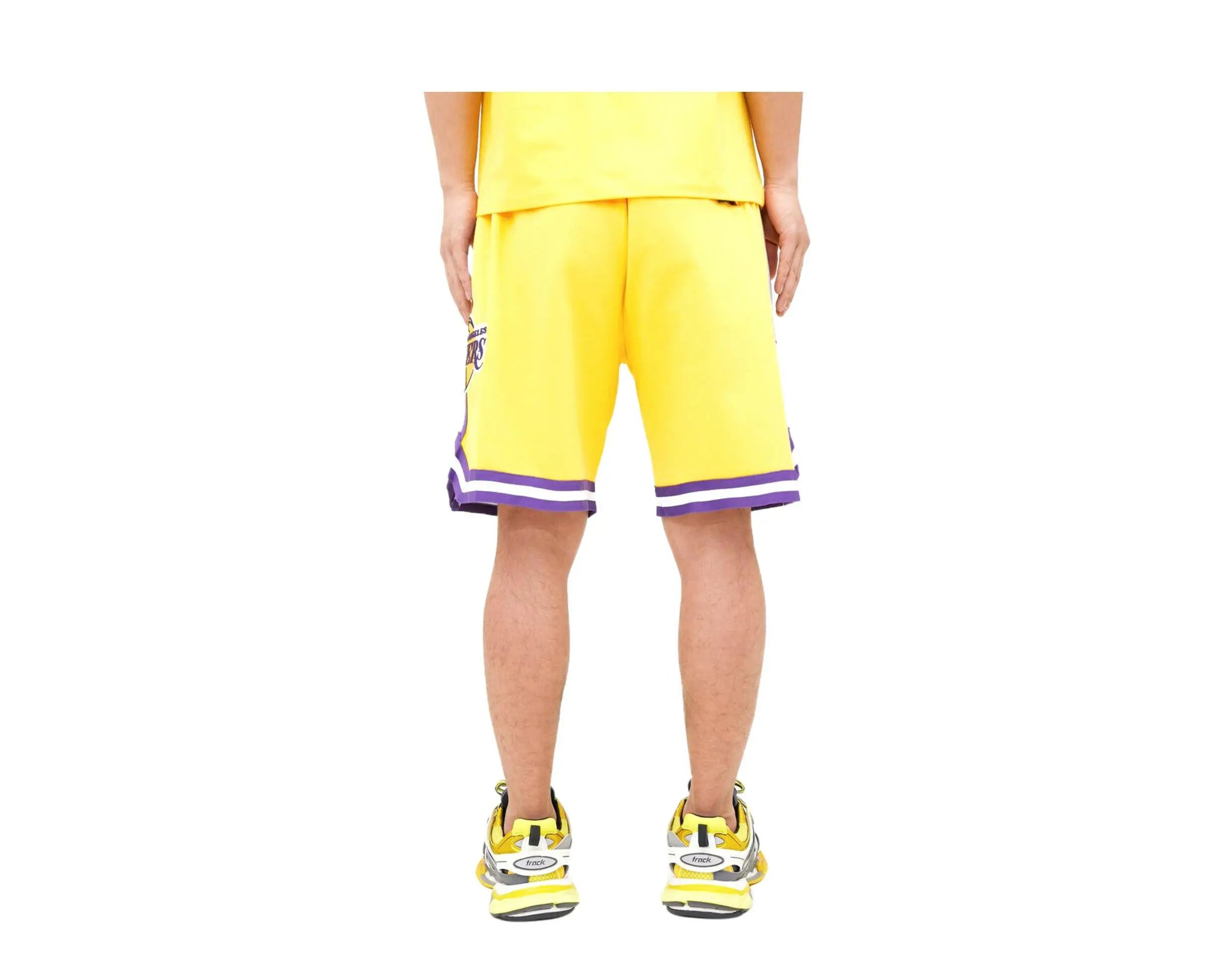 Pro Standard Los Angeles Lakers Lebron James Pro Team Men Shorts Yellow