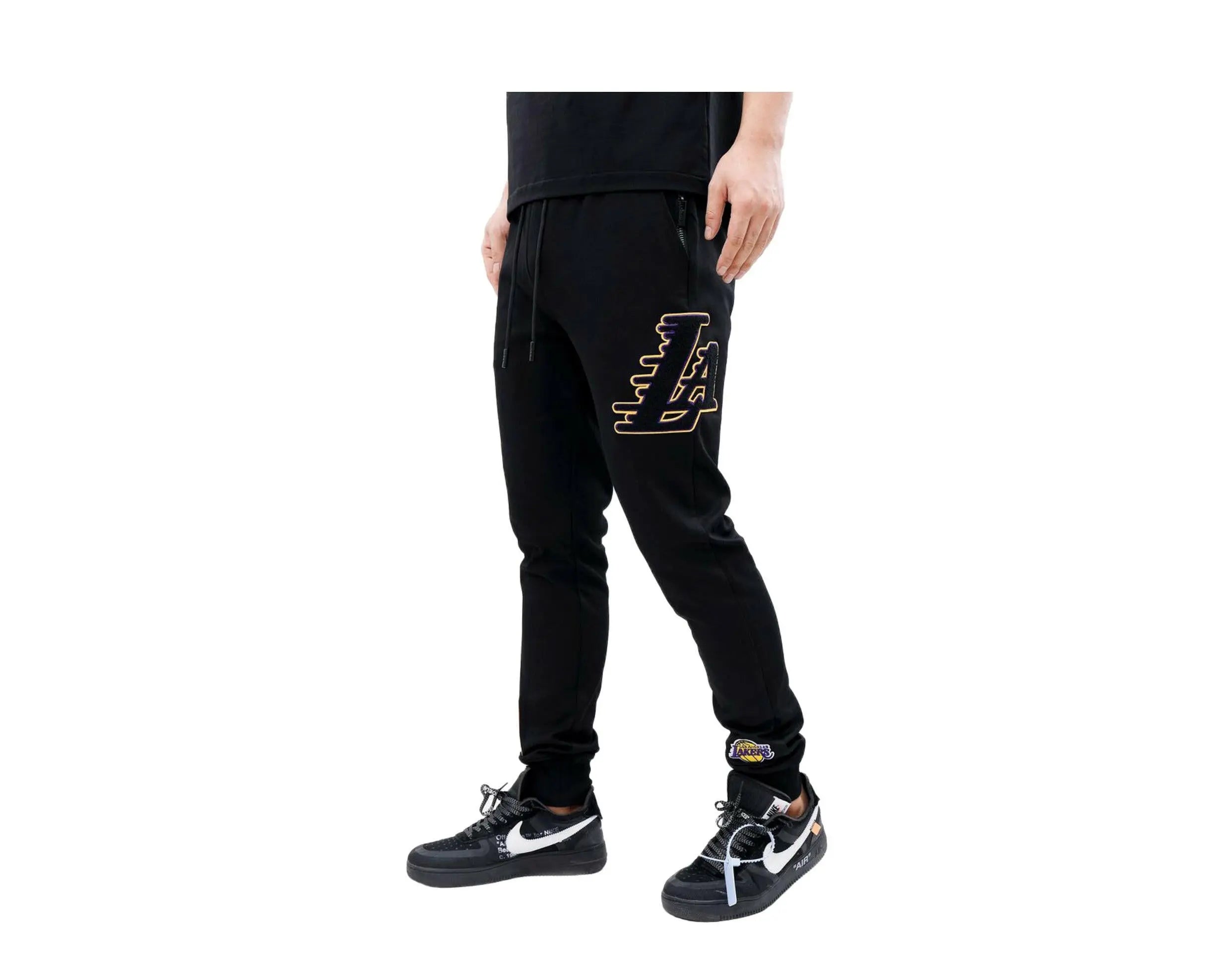 Pro Standard NBA Los Angeles Lakers Blended Men Jogger Pants Black