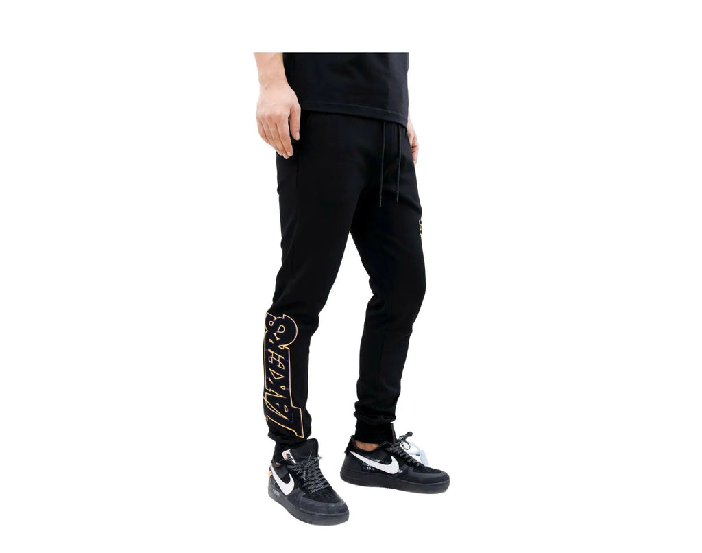 Pro Standard NBA Los Angeles Lakers Blended Men Jogger Pants Black