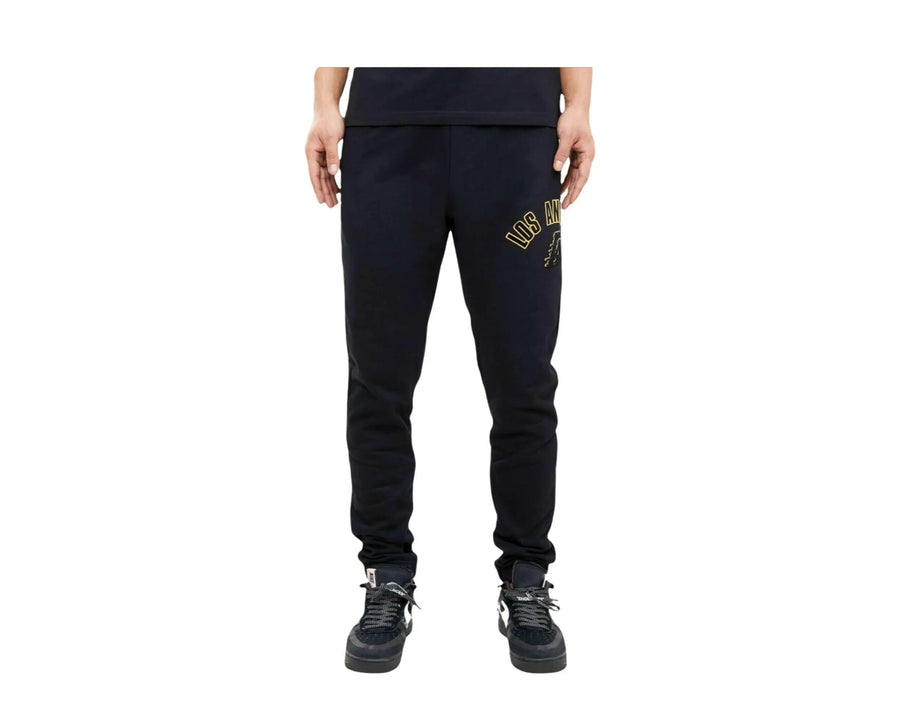 Pro Standard NBA Los Angeles Lakers Stacked Logo Men Sweatpants Black