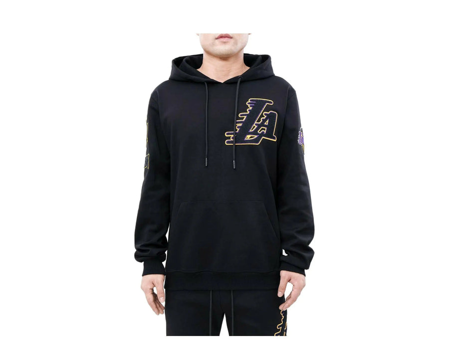 Pro Standard Los Angeles Lakers Logo Men Hoodie Black